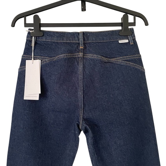 Boyish The Dempsey High Rise Pop Crop Straight-Leg Jeans Button Fly NWT - Picture 6 of 12